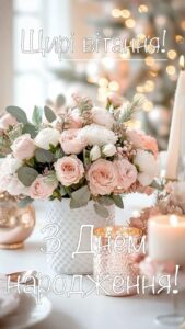Привітання з Днем народження подрузі