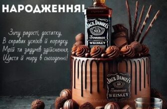 Привітання з Днем народження куму