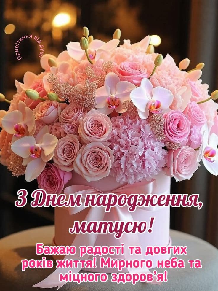 привітання з Днем народження мамі 