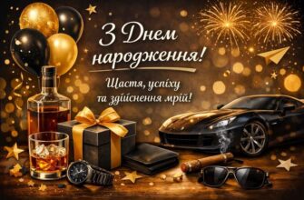 привітання з Днем народження колезі чоловіку