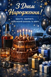 Привітання з Днем народження колезі чоловіку