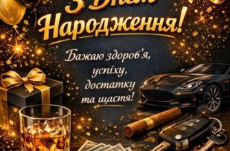 з днем народження чоловікові