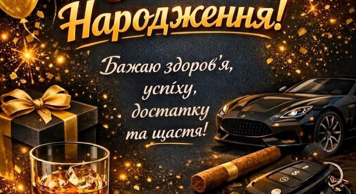 з днем народження чоловікові